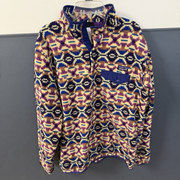 Patagonia Jackets & Blazers - Patagonia Synchilla Snap-T Fleece‎ Pullover Women's M Aberdeen Blue Butterfly
